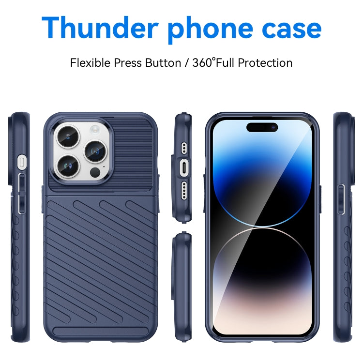 THUNDER Ochranný kryt pre Apple iPhone 15 Pro Max - modrý
