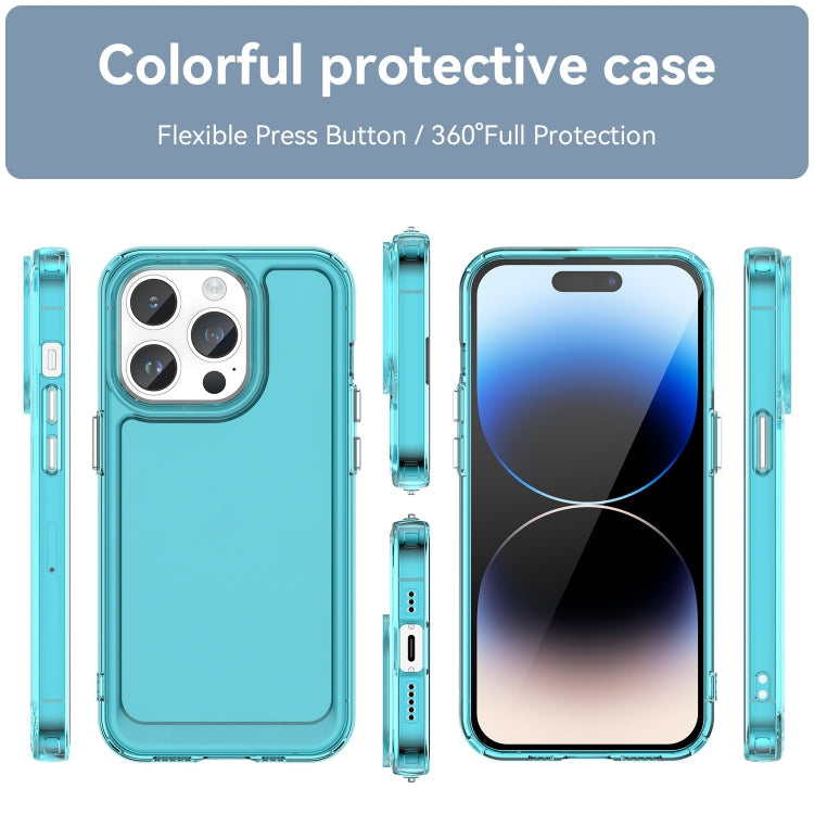 CANDY Zadný obal pre Apple iPhone 15 Pro Max - modrý