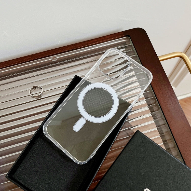 MagSafe Magnetic Zadný obal pre Apple iPhone 15 Pro Max - priesvitný