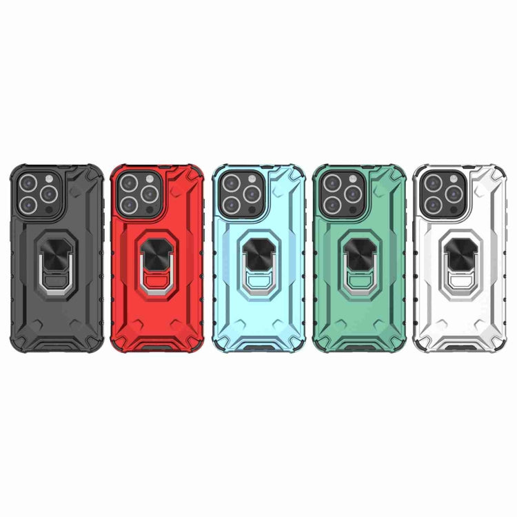 RING ARMOR Tvrdený kryt pre Apple iPhone 15 Pro - čierny