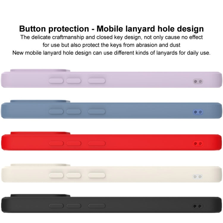IMAK Silikónový obal pre Apple iPhone 15 Pro - béžový