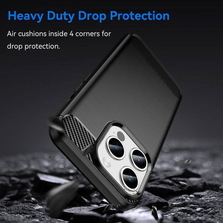 CARBON Zadný obal pre Apple iPhone 15 Pro - čierny