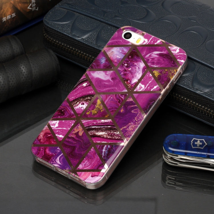 MARBLE Zadný kryt pre Apple iPhone 5 / 5S / SE - ružový