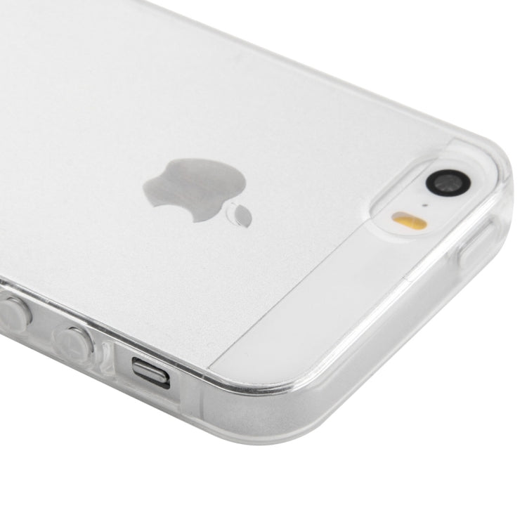 TRANSPARENTNÝ Silikónový obal pre Apple iPhone 5 / 5S / SE - priesvitný