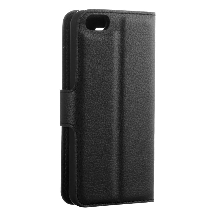 SOLID Knižkové puzdro pre Apple iPhone 5 / 5S / SE - čierne