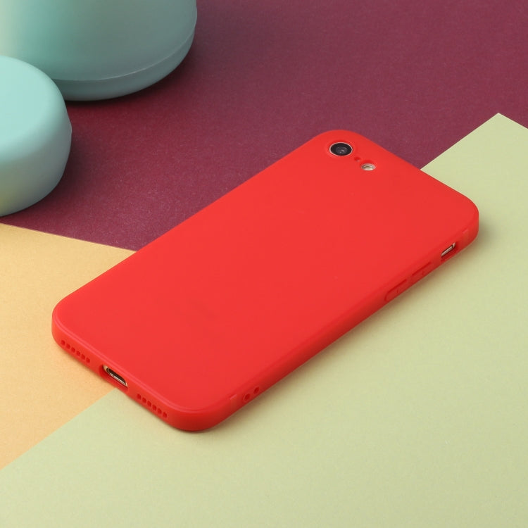 MATT Silikónový obal pre Apple iPhone 6 Plus / 6s Plus - červený