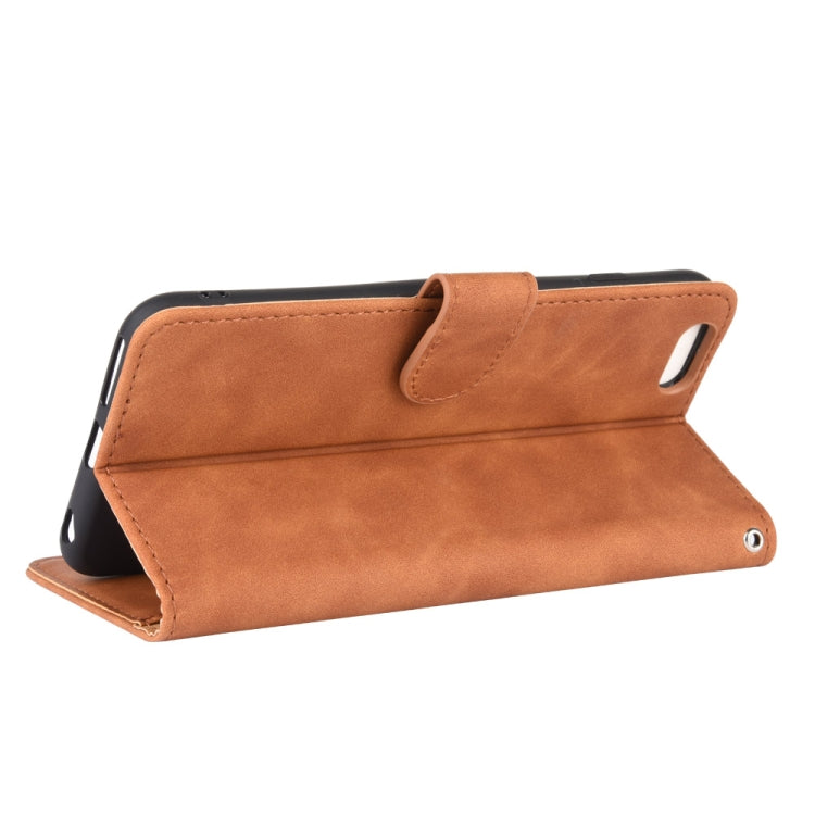SOLID Knižkové puzdro pre Apple iPhone 6 / iPhone 6S - hnedé