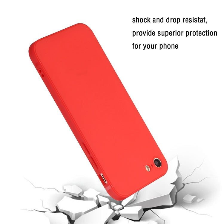 MATT Silikónový obal pre Apple iPhone 6 / iPhone 6S - červený