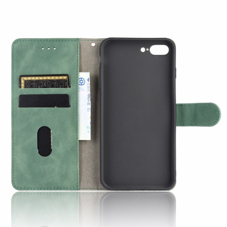 SOLID Knižkové puzdro pre Apple iPhone 7 Plus / iPhone 8 Plus - zelené