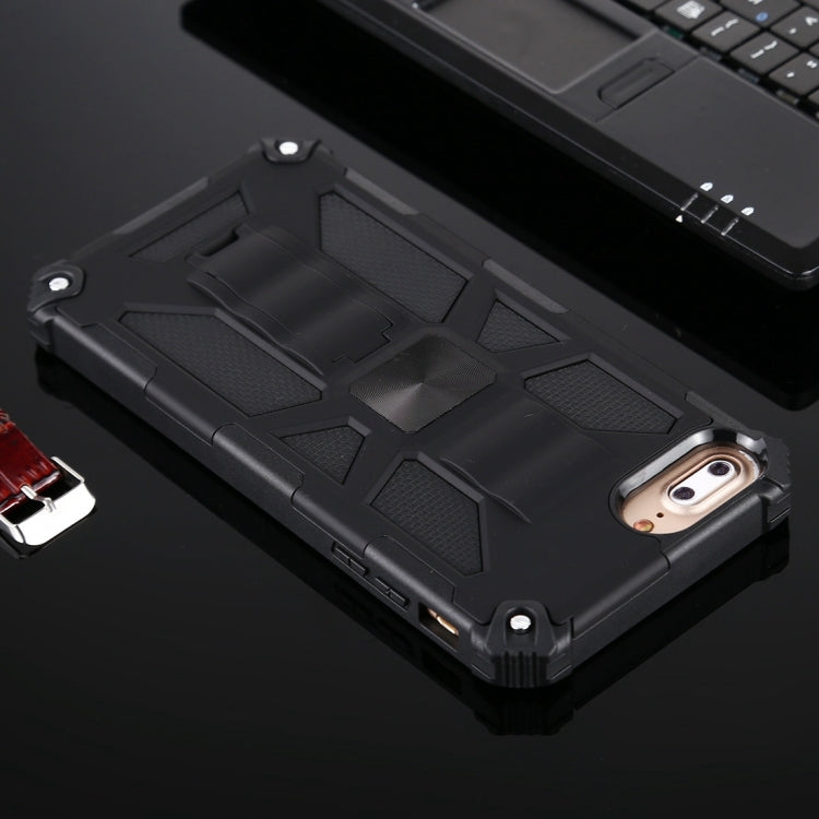 HOLDER ARMOR Tvrdený kryt pre Apple iPhone 7 Plus / iPhone 8 Plus - čierny