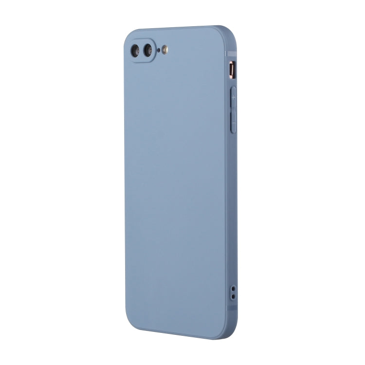 MATT Silikónový obal pre Apple iPhone 7 Plus / iPhone 8 Plus - svetlo modrý