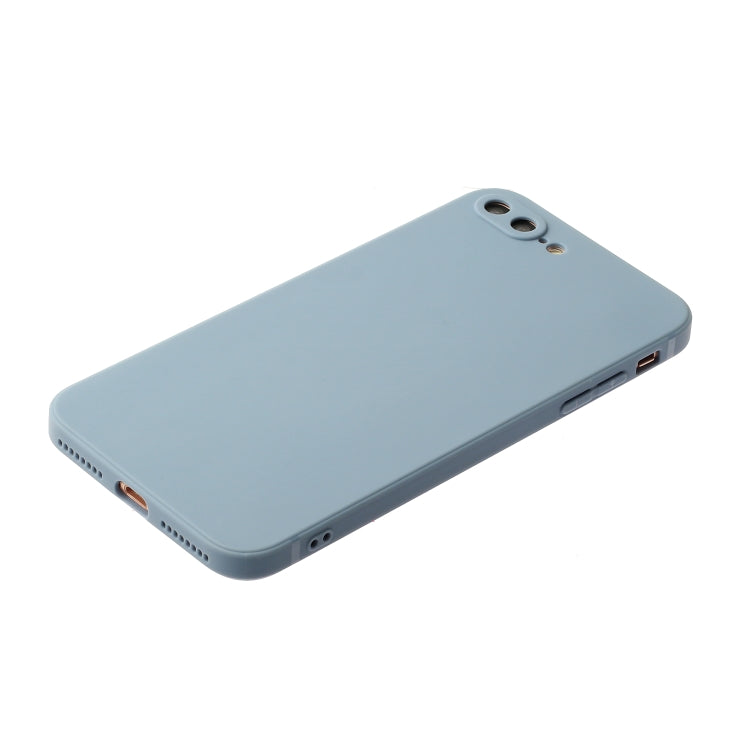 MATT Silikónový obal pre Apple iPhone 7 Plus / iPhone 8 Plus - svetlo modrý