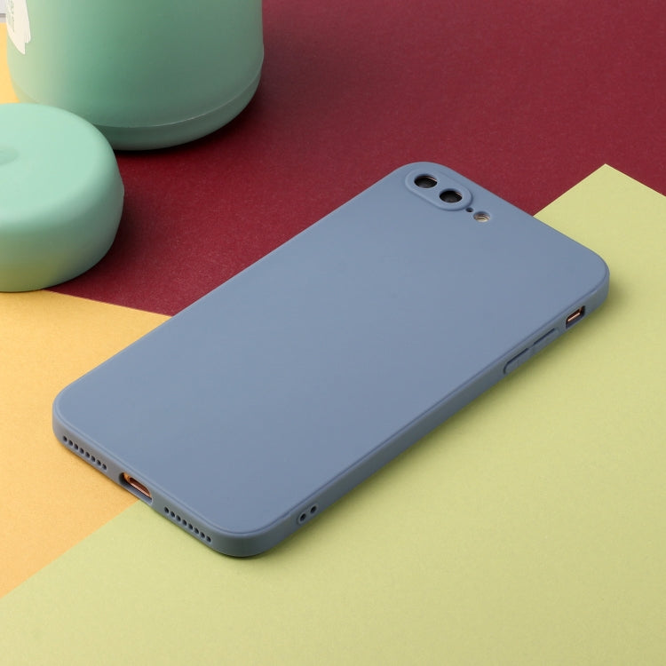 MATT Silikónový obal pre Apple iPhone 7 Plus / iPhone 8 Plus - svetlo modrý