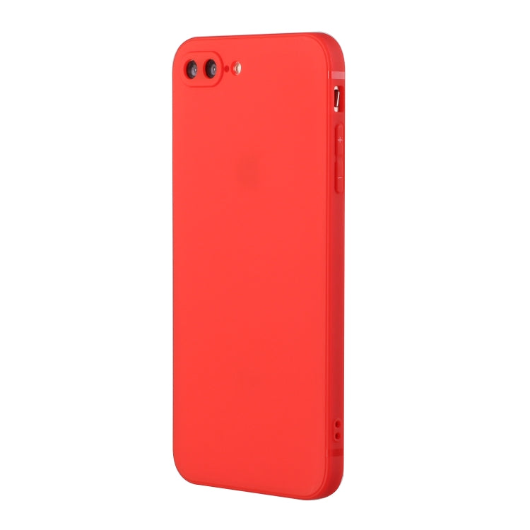 MATT Silikónový obal pre Apple iPhone 7 Plus / iPhone 8 Plus - červený