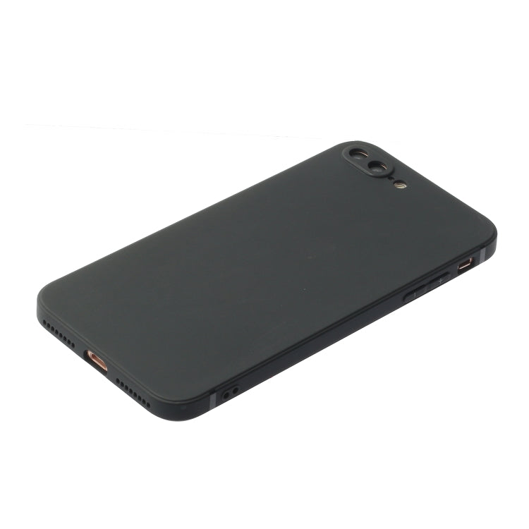 MATT Silikónový obal pre Apple iPhone 7 Plus / iPhone 8 Plus - čierny
