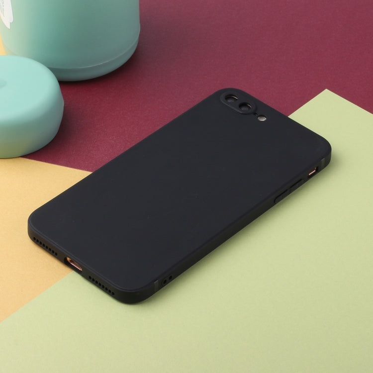 MATT Silikónový obal pre Apple iPhone 7 Plus / iPhone 8 Plus - čierny