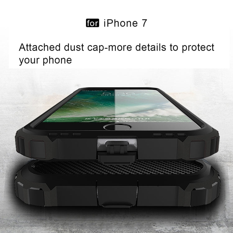 HYBRID ARMOR Tvrdený kryt pre Apple iPhone 7 / iPhone 8 / iPhone SE 2022 / 2020 - modrý