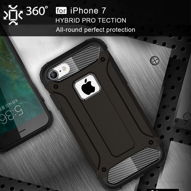 HYBRID ARMOR Tvrdený kryt pre Apple iPhone 7 / iPhone 8 / iPhone SE 2022 / 2020 - čierny