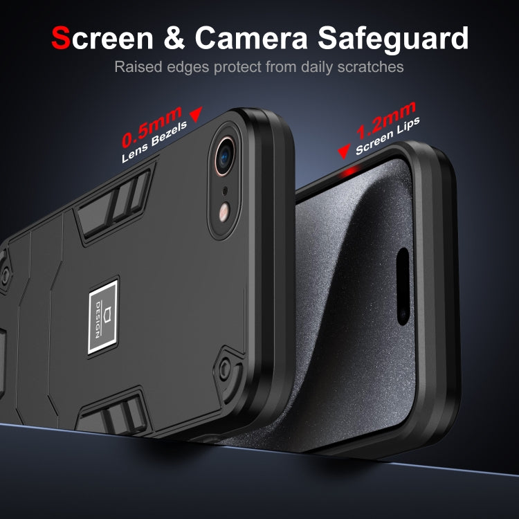 HOLDER ARMOR Tvrdený kryt pre Apple iPhone 7 / iPhone 8 / iPhone SE 2022 / 2020 - čierny