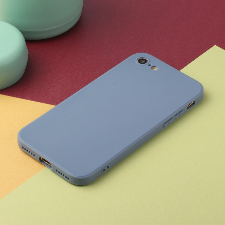MATT Silikónový obal pre Apple iPhone 7 / iPhone 8 / iPhone SE 2022 / 2020 - svetlo modrý
