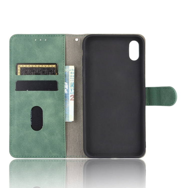 SOLID Knižkové puzdro pre Apple iPhone XR - zelené