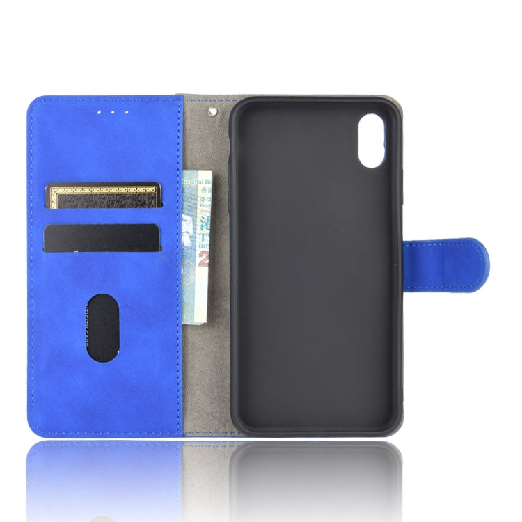 SOLID Knižkové puzdro pre Apple iPhone XR - modré