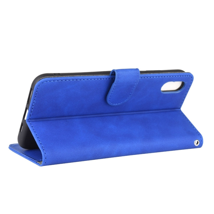 SOLID Knižkové puzdro pre Apple iPhone XR - modré