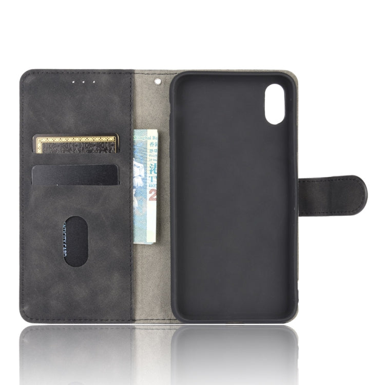 SOLID Knižkové puzdro pre Apple iPhone XR - čierne