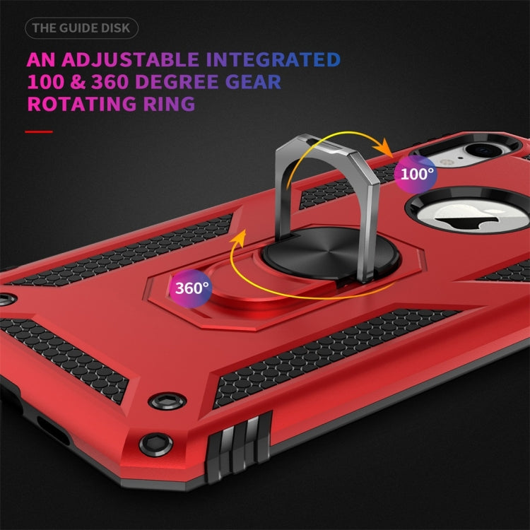 RING ARMOR Tvrdený kryt pre Apple iPhone XR - modrý