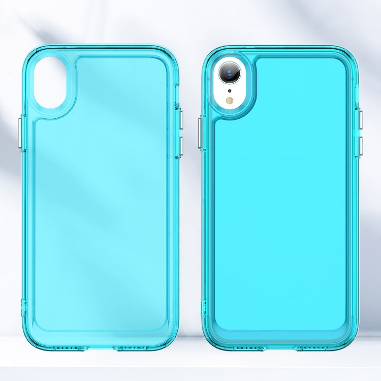 CANDY Zadný obal pre Apple iPhone XR - modrý