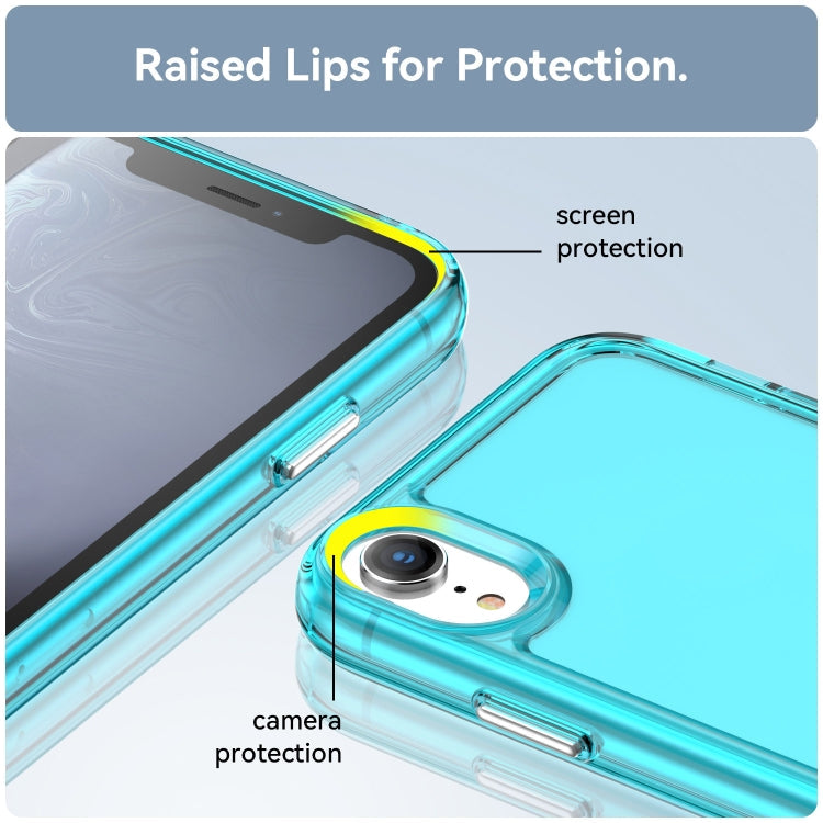 CANDY Zadný obal pre Apple iPhone XR - modrý