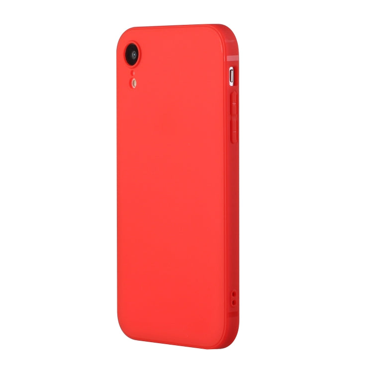 MATT Silikónový obal pre Apple iPhone XR - červený