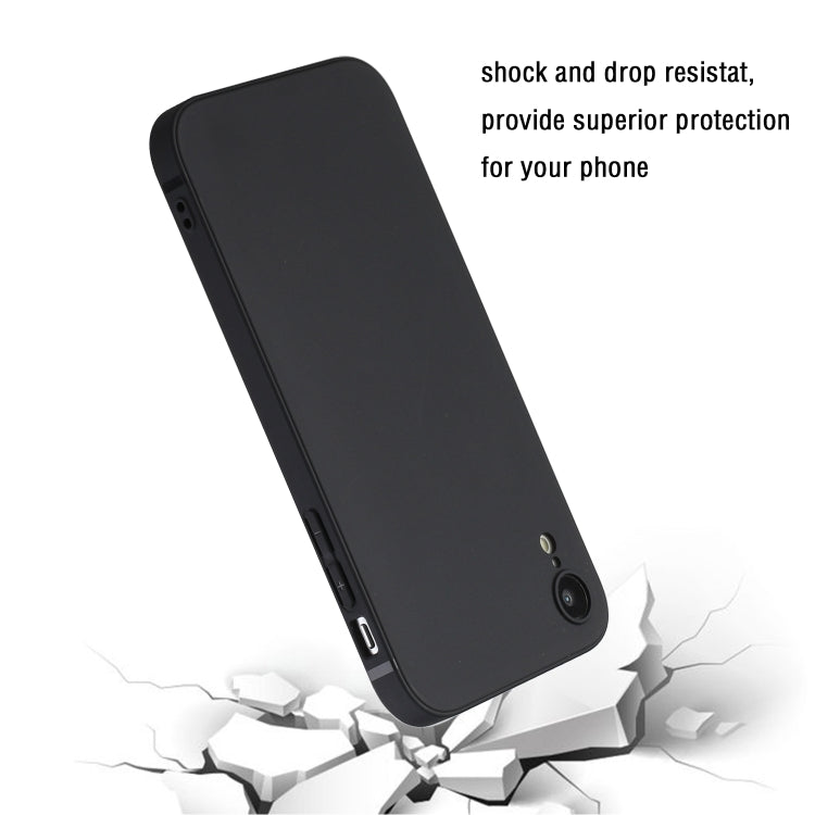 MATT Silikónový obal pre Apple iPhone XR - čierny