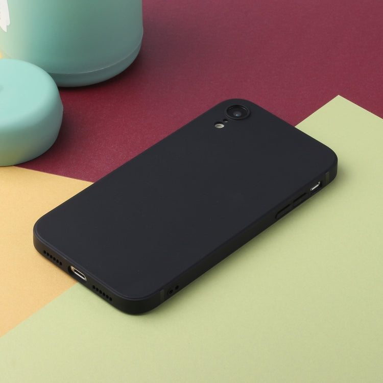 MATT Silikónový obal pre Apple iPhone XR - čierny