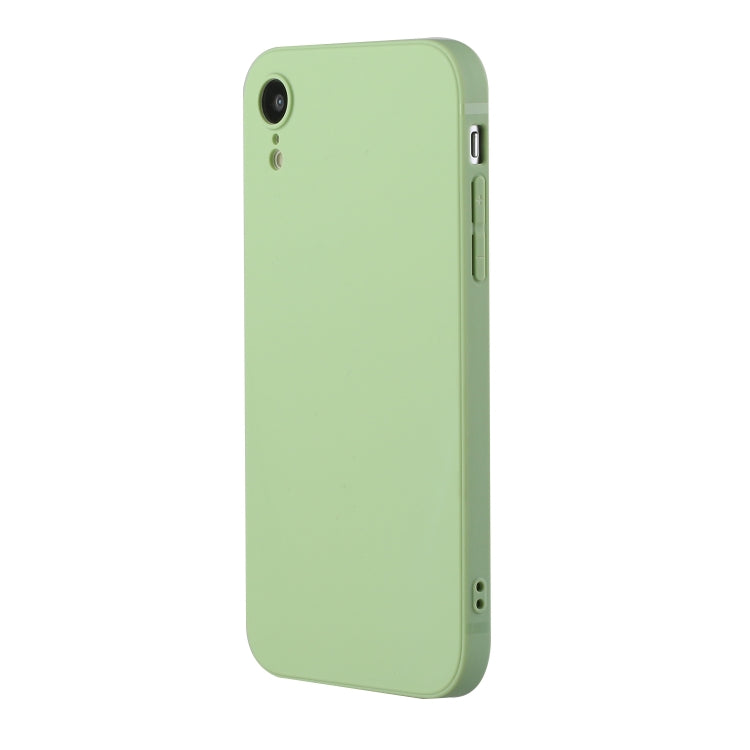 MATT Silikónový obal pre Apple iPhone XR - svetlo zelený