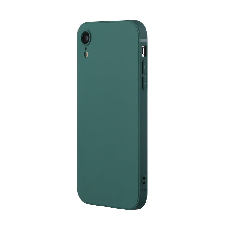 MATT Silikónový obal pre Apple iPhone XR - tmavo zelený