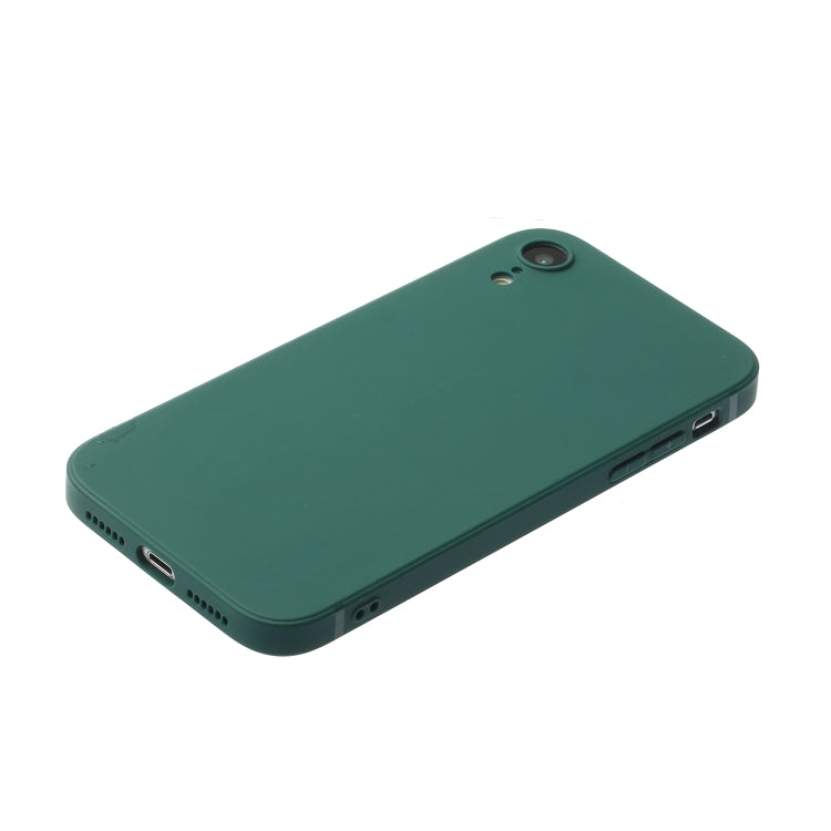 MATT Silikónový obal pre Apple iPhone XR - tmavo zelený