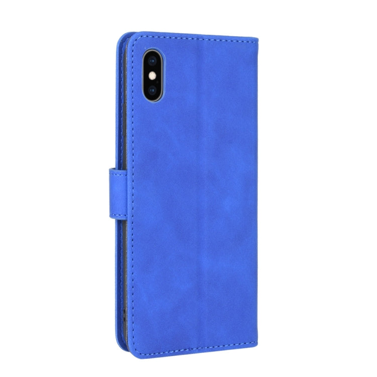 SOLID Knižkové puzdro pre Apple iPhone X / XS - modré
