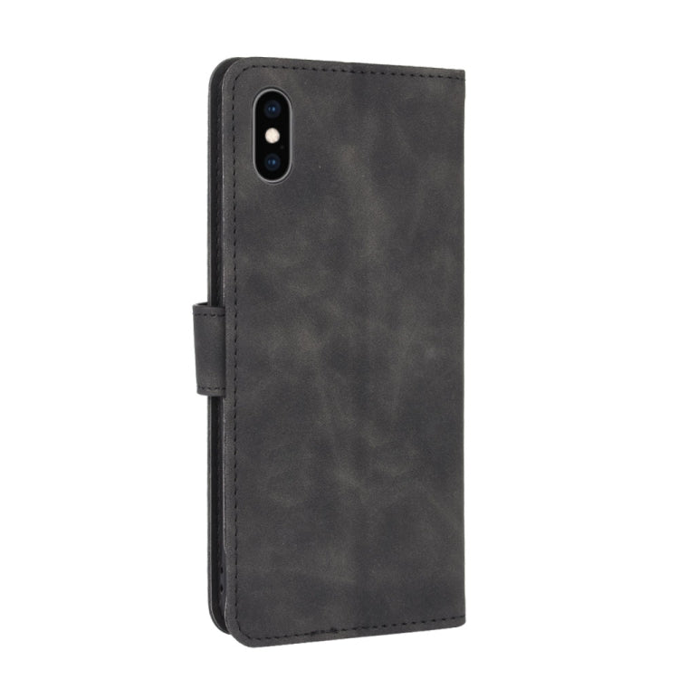SOLID Knižkové puzdro pre Apple iPhone X / XS - čierne