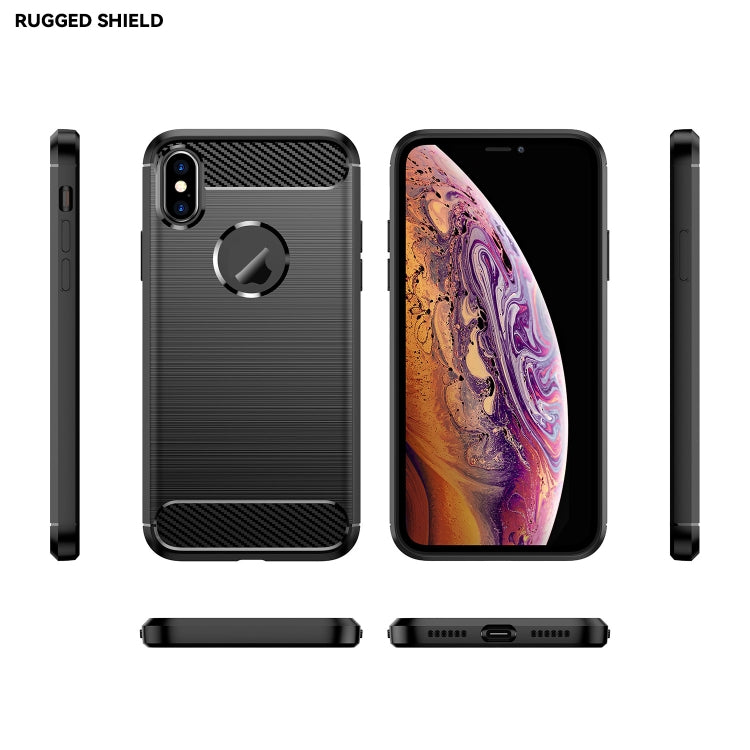 CARBON Zadný obal pre Apple iPhone X / XS - čierny