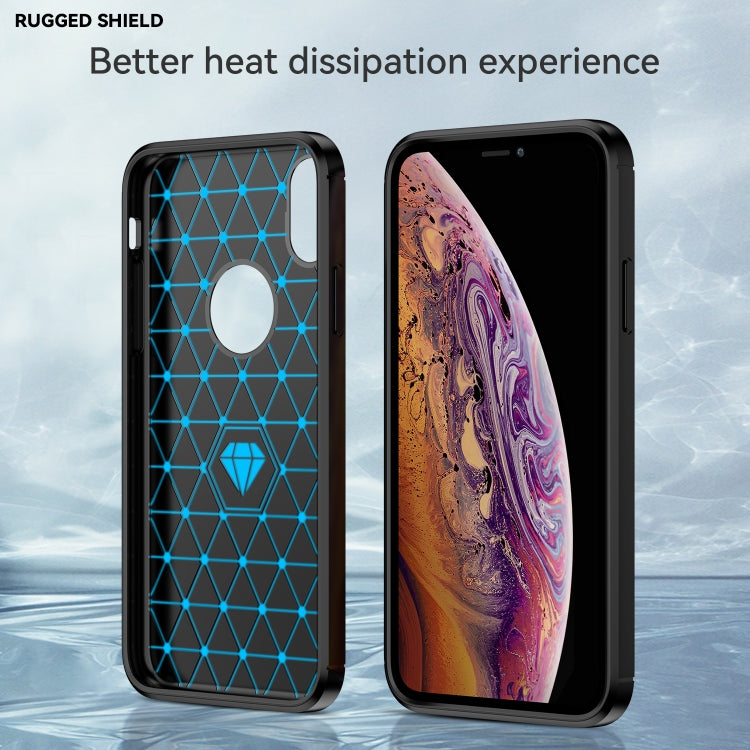 CARBON Zadný obal pre Apple iPhone X / XS - čierny
