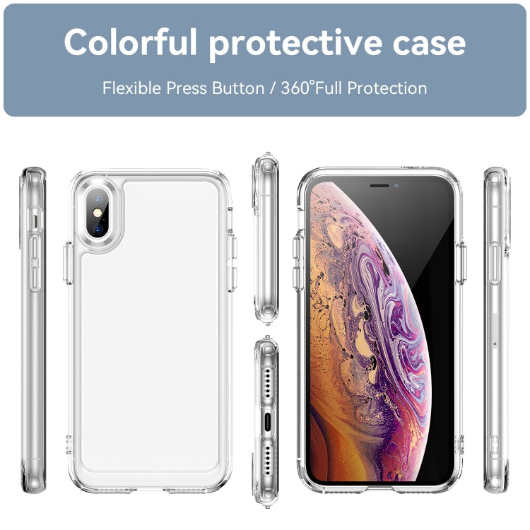 CANDY Zadný obal pre Apple iPhone X / XS - priesvitný