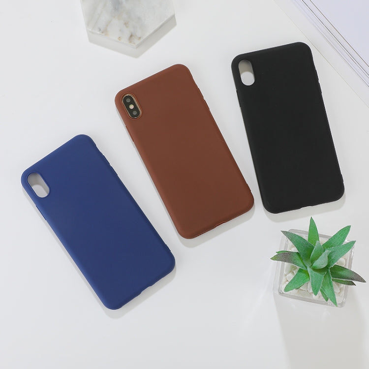 MATT Silikónový obal pre Apple iPhone X / XS - čierny