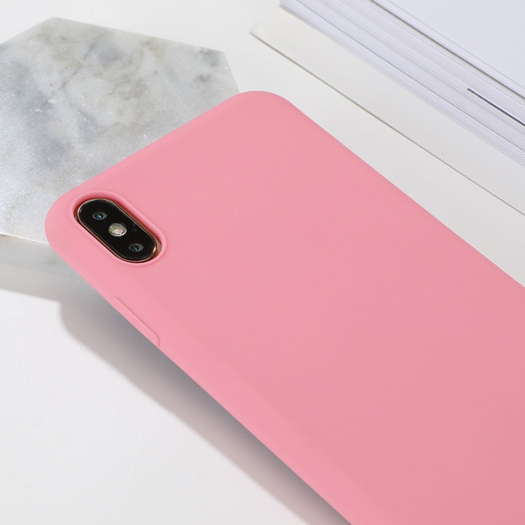 MATT Silikónový obal pre Apple iPhone X / XS - čierny