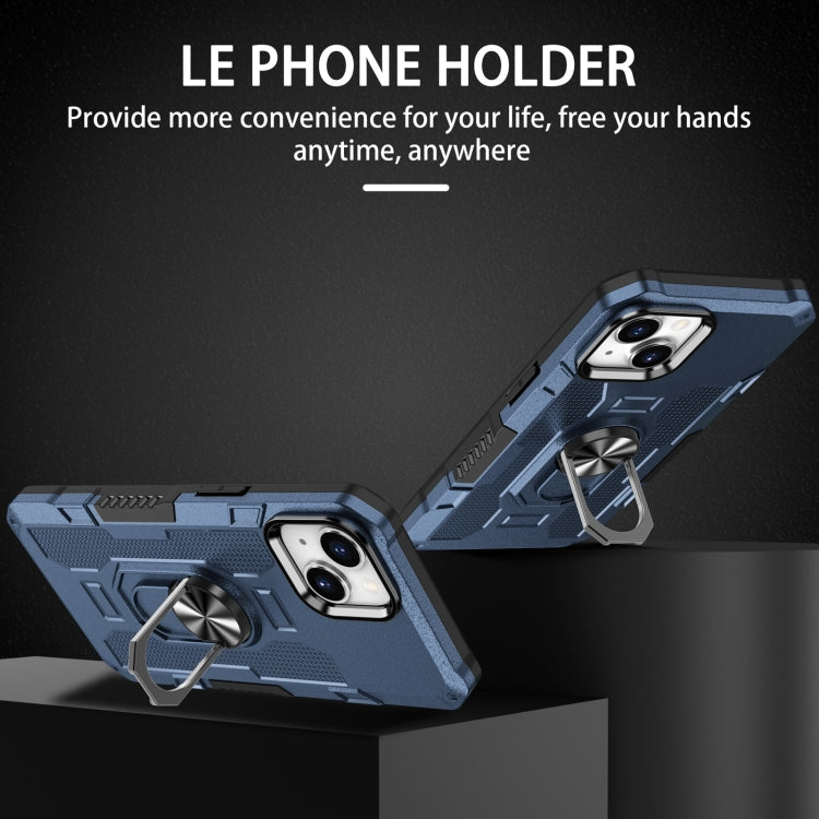 RING ARMOR Tvrdený kryt pre Apple iPhone 11 - modrý