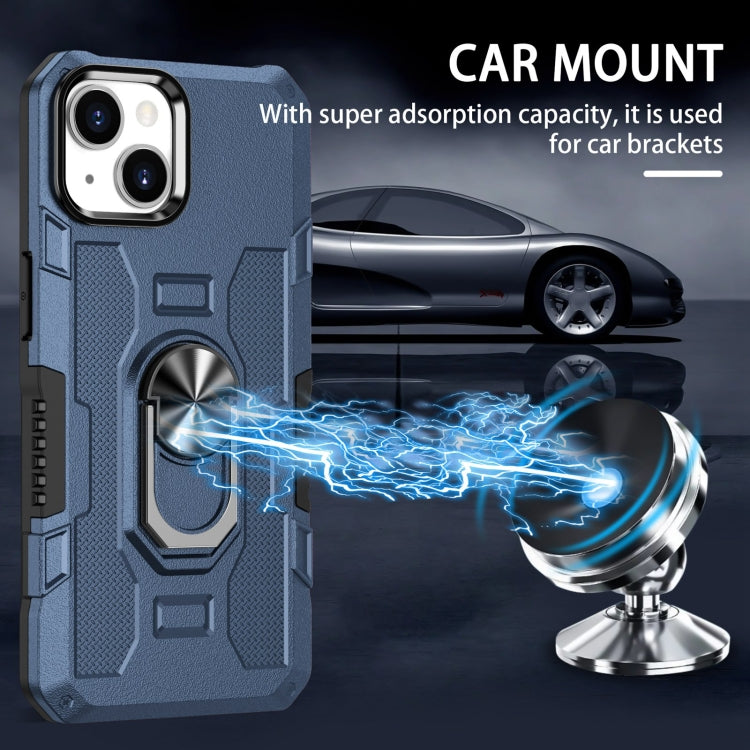 RING ARMOR Tvrdený kryt pre Apple iPhone 11 - modrý