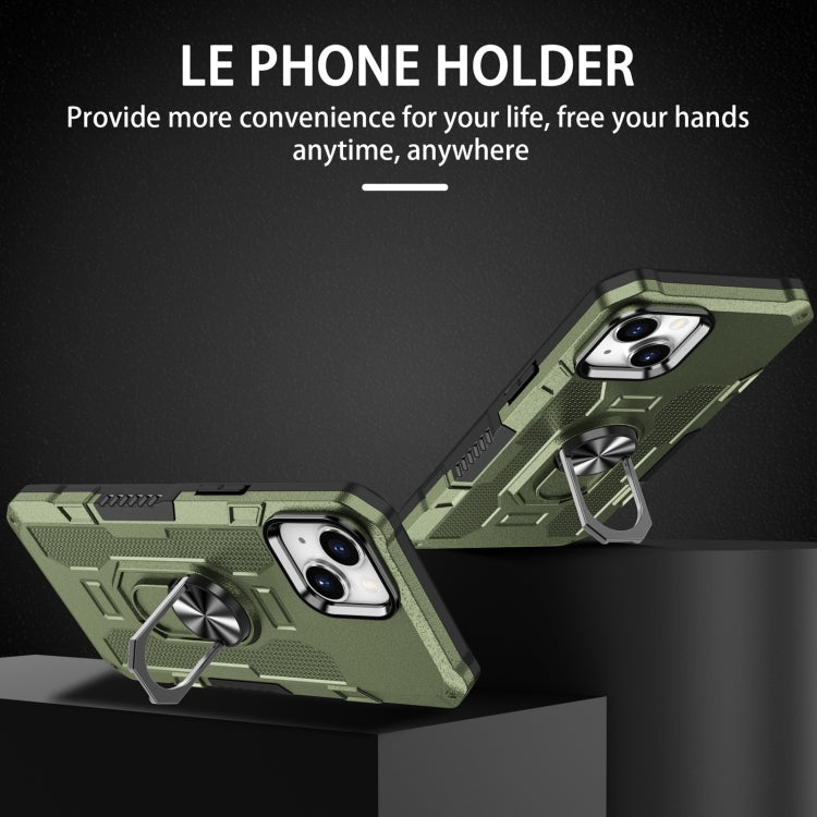 RING ARMOR Tvrdený kryt pre Apple iPhone 11 - zelený