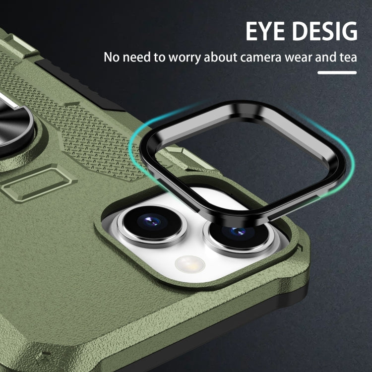 RING ARMOR Tvrdený kryt pre Apple iPhone 11 - zelený