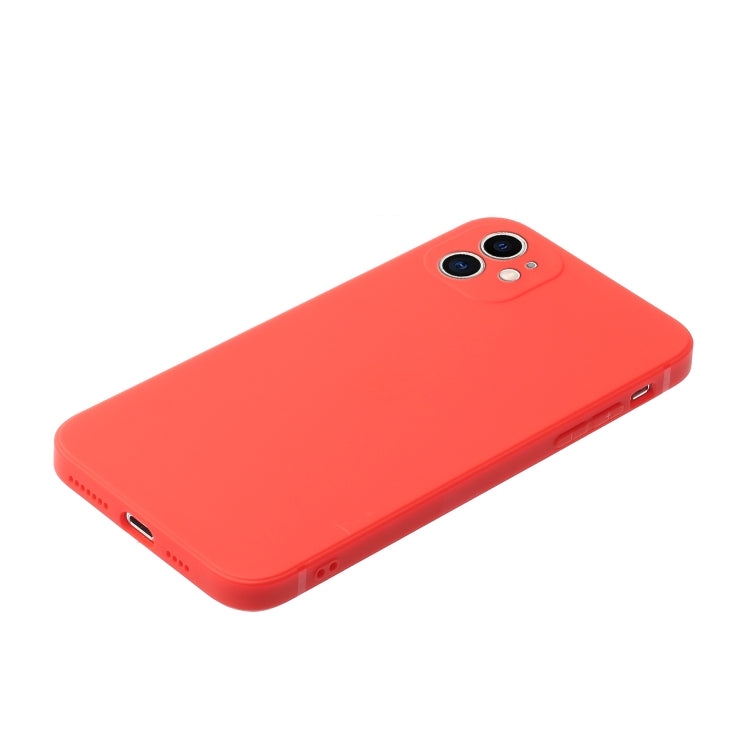 MATT Silikónový obal pre Apple iPhone 11 - červený