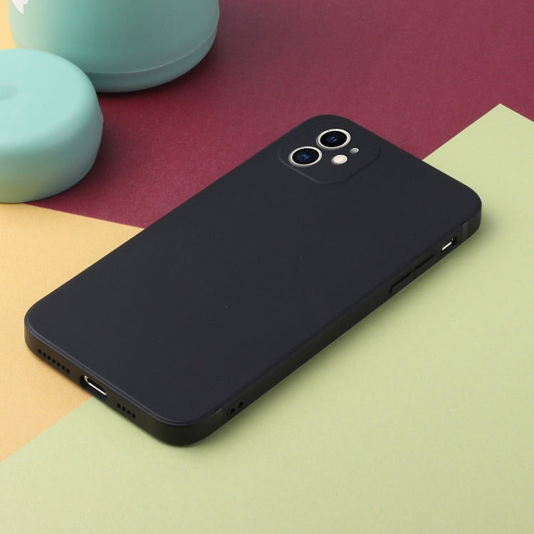 MATT Silikónový obal pre Apple iPhone 11 - čierny